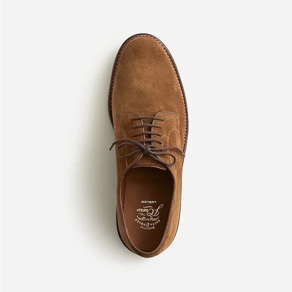 J Crew Ludlow derbys in suede BQ151